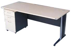 BBN-347 โต๊ะผู้บริหารหน้าโต๊ะติดผิวเมลามีนกันน้ำ  กันกระแทก  กันรอยขีดข่วน