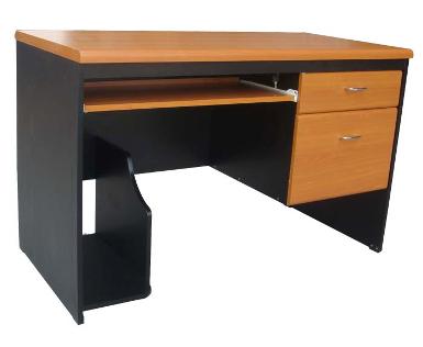 RDN-120โต๊ะคอมพิวเตอร์หน้าTOP  PVCพร้อมที่วาง CPU หน้าโต๊ะติิดผิว PVC